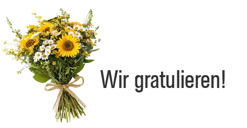 Wir gratulieren